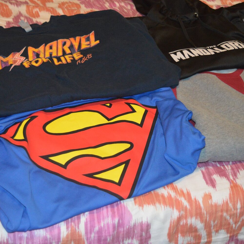 Superhero clothing bundles